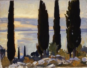 Cyprès à San Vigilio, 1913