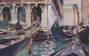 Gondoles près de la Piazzetta, c1904, 1925