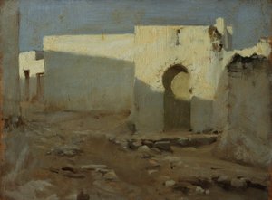 Bâtiments mauresques en plein soleil, 1879-80