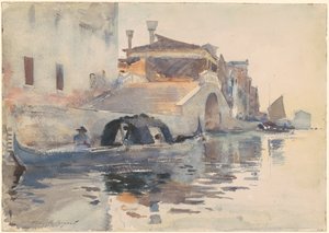 Ponte Panada, Fondamenta Nuove, Venise - John Singer Sargent