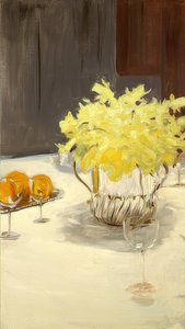 Nature morte avec des narcisses