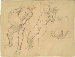 Études de Notus pour Les Vents, 1922-1925