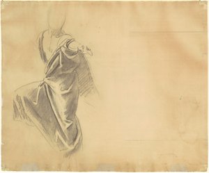 Étude de draperie [verso]