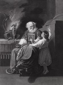 Samuel devant Eli - John Singleton (after) Copley