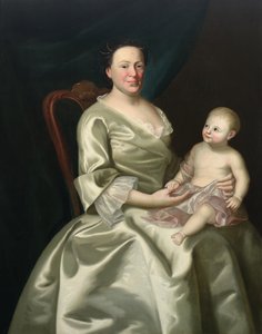 Portrait de Mme Daniel Rea et de son enfant