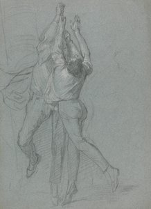 Étude de marins levant un drapeau pour la victoire de Lord Duncan - John Singleton Copley