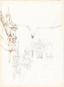 Scène de rue continentale