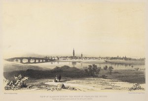 Vue de Glasgow sous le règne de Charles II