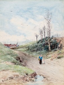 La route vers le village