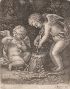 Cupidons essayant un arc - John Smith