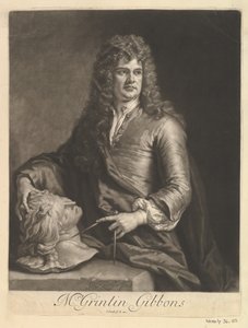 Portrait de Grinling Gibbons, 1690