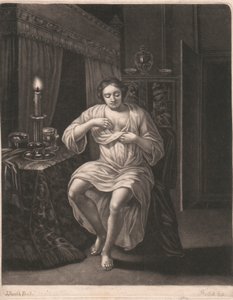 Femme se déshabillant - John Smith