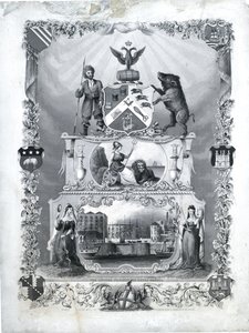 La Société Unie des Fabricants de Brosses, c.1840 (gravure sur papier) - John & Son Shury