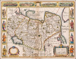 Carte de la Tartarie de 1626 par John Speed