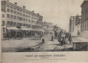Vue de Chesnut Street, Philadelphie