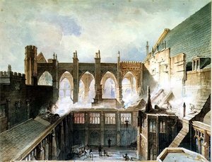 La Destruction de la Chapelle St. Stephen, Westminster