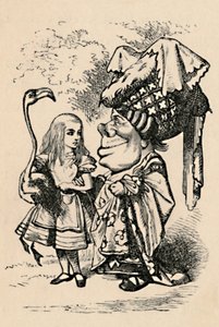 Alice portant la cigogne et parlant à la duchesse, 1889