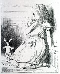 Alice et le lapin - dans "Les aventures d
