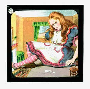 Alice au pays des merveilles, diapositives colorées - John Tenniel