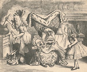 Alice, la duchesse et le bébé, 1889