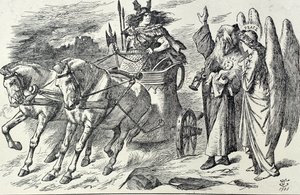 Caricature de Punch intitulée L
