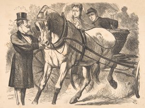 Soulager la bride Punch, 24 juillet 1869 - John Tenniel