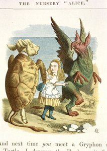 Mock Turtle et Gryphon - John Tenniel