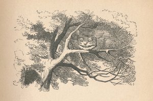 Le Chat du Cheshire commence à disparaître, son sourire est le dernier à partir, 1889