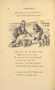 Le morse et le charpentier avec des huîtres - John Tenniel
