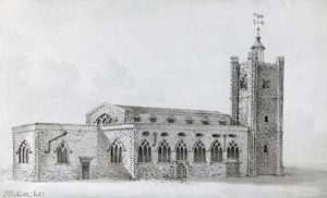 Vieille église de St Giles, c.1718
