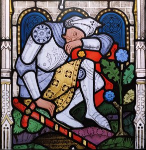Chevalier endormi (détail)
