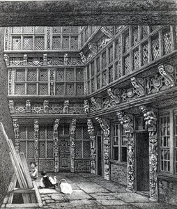 Un magnifique manoir récemment situé dans Hart Street, Crutched Friars, publié dans 