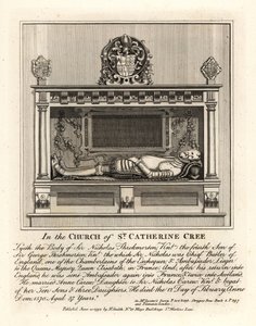 Effigie funéraire de Sir Nicholas Throkmorton - John Thomas Smith