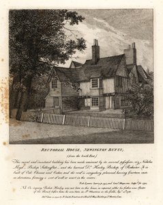Maison rectorale, Newington Butts - John Thomas Smith