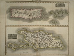 Porto Rico et Îles Vierges : Haïti, Hispaniola ou Saint-Domingue, 1817