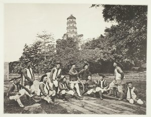 Soldats tartares, vers 1868
