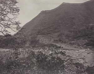 Vue de la Grande Muraille, Chine, c. 1871