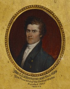 John Caldwell Calhoun (1782-1850), licence ès lettres en 1804, doctorat en droit en 1822 - John Trumbull