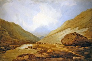 Vue dans le col de Llanberis
