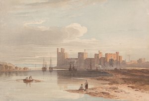 Le château de Carnarvon - John Varley