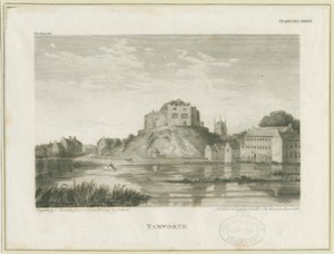 Château de Tamworth : gravure, nd [vers 1798] - John Walker