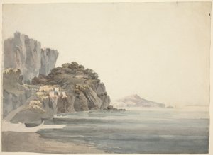 Une scène de côte italienne