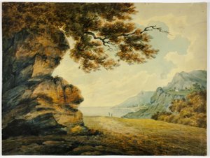 Deux personnages regardant la baie
