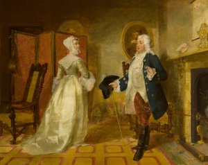 Le Laird de Cockpen et Mistress Jean - John Watson Gordon