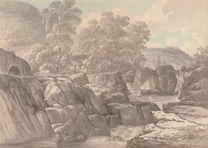 Pont-y-Pair sur la rivière Llugwy près de Betws-y-Coed, Denbigh - John Webber