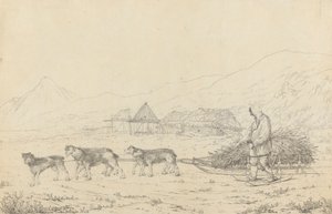 La Narta ou traîneau pour charges à Kamtchatka