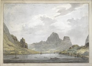 Vue de la baie de Papetoai, Moorea