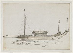 [Dessin complet] Une double pirogue de voyage d