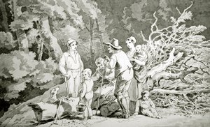 La famille du bûcheron - John White Abbot
