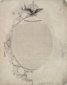Dessin pour la Constitution des États-Unis - John William Casilear